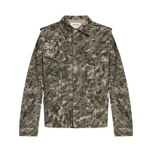 Zadig & Voltaire Krisa Camo Straight Hem Jacket